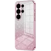 Coque arrière en silicone Phonesta Crystal Sparkle pour Samsung Galaxy S26 Ultra - Rose