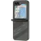 Coque arrière Phonesta Embossed Lines pour Samsung Galaxy Z Flip 7 FE / Z Flip 6 - Noir