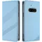 Coque portefeuille Phonesta Embossed Lines pour Nothing Phone (3a) - Bleu clair