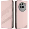 Coque portefeuille Phonesta Embossed Lines pour Nothing Phone (3a) Pro - Rose