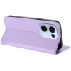 Coque portefeuille Phonesta Embossed Lines pour Oppo Reno13 - Violet 3
