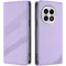 Coque portefeuille Phonesta Embossed Lines pour OnePlus 13 - Violet