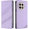 Coque portefeuille Phonesta Embossed Lines pour OnePlus 13R - Violet