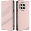 Coque portefeuille Phonesta Embossed Lines pour OnePlus 13R - Rose
