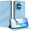 Coque portefeuille Phonesta Embossed Lines pour OnePlus 12R - Bleu clair 2