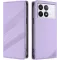 Coque portefeuille Phonesta Embossed Lines pour Xiaomi 14T - Violet