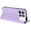 Coque portefeuille Phonesta Embossed Lines pour Xiaomi 14T - Violet 3