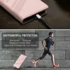 Coque portefeuille Phonesta Embossed Lines pour Xiaomi Redmi 14C / Xiaomi Poco C75 - Rose 6