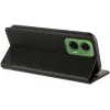 Coque portefeuille Phonesta Embossed Lines pour Motorola Moto G35 - Noir 3