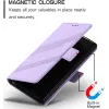 Coque portefeuille Phonesta Embossed Lines pour Samsung Galaxy S25 Ultra - Violet 4