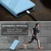Coque portefeuille Phonesta Embossed Lines pour Google Pixel 9 / 9 Pro - Bleu clair 6