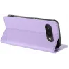 Coque portefeuille Phonesta Embossed Lines pour Google Pixel 9a - Violet 3