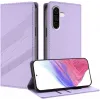 Coque portefeuille Phonesta Embossed Lines pour Samsung Galaxy A36 - Violet 2