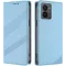 Coque portefeuille Phonesta Embossed Lines pour HMD Fusion/Fusion X1 - Bleu clair
