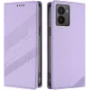 Coque portefeuille Phonesta Embossed Lines pour HMD Fusion/Fusion X1 - Violet