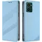 Coque portefeuille Phonesta Embossed Lines pour HMD Pulse/Pulse Plus/Pulse Pro - Bleu clair