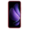 Coque arrière en silicone Phonesta Grooved pour Oppo Reno13 F 4G/5G / Reno13 FS 5G - Rouge 2