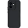 Coque arrière en silicone Phonesta Grooved pour Oppo Reno13 F 4G/5G / Reno13 FS 5G - Noir