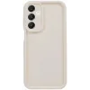 Coque arrière en silicone Phonesta Grooved pour Samsung Galaxy A16 - Beige