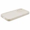 Coque arrière en silicone Phonesta Grooved pour Samsung Galaxy A16 - Beige 5