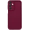 Coque arrière en silicone Phonesta Grooved pour Samsung Galaxy A16 - Rouge