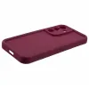 Coque arrière en silicone Phonesta Grooved pour Samsung Galaxy S25 - Rouge 4