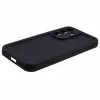 Coque arrière en silicone Phonesta Grooved pour Samsung Galaxy S25 - Noir 4