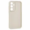 Coque arrière en silicone Phonesta Grooved pour Samsung Galaxy S25 Plus - Beige 3