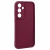Coque arrière en silicone Phonesta Grooved pour Samsung Galaxy S25 Plus - Rouge 3