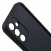 Coque arrière en silicone Phonesta Grooved pour Samsung Galaxy S25 Plus - Noir 5