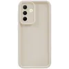 Coque arrière en silicone Phonesta Grooved pour Samsung Galaxy A36 - Beige