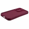 Coque arrière en silicone Phonesta Grooved pour Samsung Galaxy A36 - Rouge 4