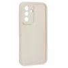 Coque arrière en silicone Phonesta Grooved pour Samsung Galaxy A56 - Beige 3