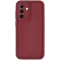 Coque arrière en silicone Phonesta Grooved pour Samsung Galaxy A56 - Rouge
