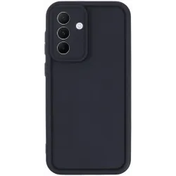 Coque arrière en silicone Phonesta Grooved pour Samsung Galaxy A56 - Noir