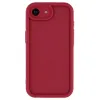 Coque arrière en silicone Phonesta Grooved pour Apple iPhone 17e/16e - Rouge 3
