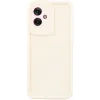 Coque arrière en silicone Phonesta Grooved pour Motorola Moto G55 - Beige