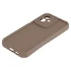 Coque arrière en silicone Phonesta Grooved pour Motorola Moto G55 - Marron 4