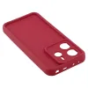Coque arrière en silicone Phonesta Grooved pour Xiaomi Redmi Note 14 4G - Rouge 4