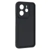 Coque arrière en silicone Phonesta Grooved pour Xiaomi Redmi Note 14 4G - Noir 3