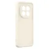 Coque arrière en silicone Phonesta Grooved pour Xiaomi Redmi Note 14 Pro Plus - Beige 3
