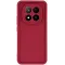 Coque arrière en silicone Phonesta Grooved pour Xiaomi Redmi Note 14 Pro Plus - Rouge