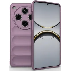 Coque arrière en silicone Phonesta GripShell pour Oppo Find X8 Pro - Violet