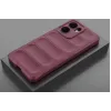 Coque arrière en silicone Phonesta GripShell pour Oppo Reno13 F 4G/5G / Reno13 FS 5G - Bordeaux 2