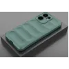 Coque arrière en silicone Phonesta GripShell pour Oppo Reno13 F 4G/5G / Reno13 FS 5G - Vert foncé 2