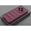 Coque arrière en silicone Phonesta GripShell pour Oppo Reno12 F/Reno12 FS - Bordeaux 2