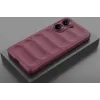 Coque arrière en silicone Phonesta GripShell pour Xiaomi Poco X7 Pro - Bordeaux 2