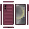 Coque arrière en silicone Phonesta GripShell pour Samsung Galaxy S25 Edge - Bordeaux 3