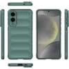 Coque arrière en silicone Phonesta GripShell pour Samsung Galaxy S25 Edge - Vert foncé 3