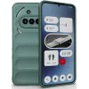 Coque arrière en silicone Phonesta GripShell pour Nothing Phone (3a) - Vert foncé